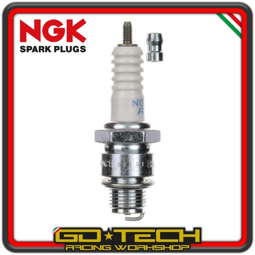 KIT 10 CANDELE NGK BR8HS a PASSO CORTO con NOTTOLINO SVITABILE 4322 ORIGINALI - Imagen 2 de 6