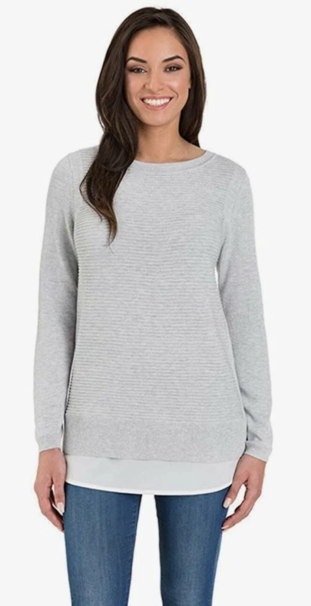 Women's mock top layer shirt jumper