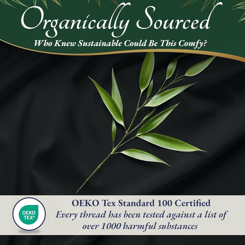 100% Organic Viscose Derived from Bamboo Sheets King Size 6Pcs - Ultra Soft & Lu - Picture 7 of 8
