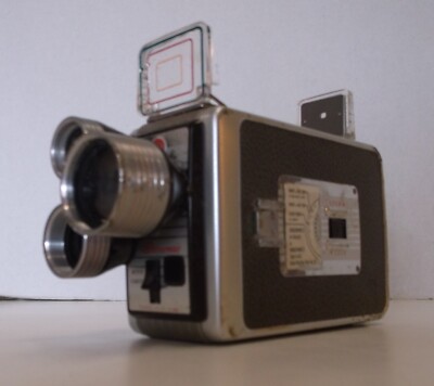 VINTAGE KODAK BROWNIE 8MM TURRET MOVIE CAMERA, AS-IS