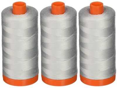 3-PACK - Aurifil A1050-2600 Mako Cotton Thread Solid 50WT 1422Yds Dove