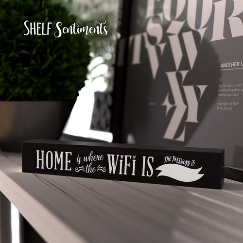 Shabby Chic Shelf Sentiments Wooden Block Word Plaque Sign Home Decor Gift New - Picture 30 of 55