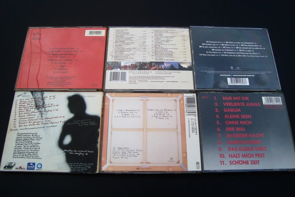 6CD-Alben Sammlung DEUTSCHROCK: Peter Maffay Niedecken Bap Purple Schulz City - Bild 2 von 4