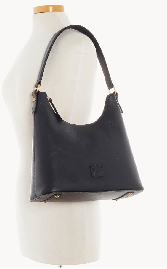 Dooney & Bourke Florentine Hobo Black/Black Color | eBay