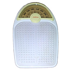 SUNBEAM Bathroom Scale 300 lbs max weight mid-century design