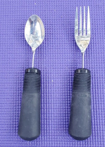 Good Grips Large Handle Silverware Disability Adaptive FORK & SPOON