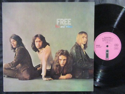 FREE Fire And Water / pink Label LP Germany 1970 ISLAND 6339007