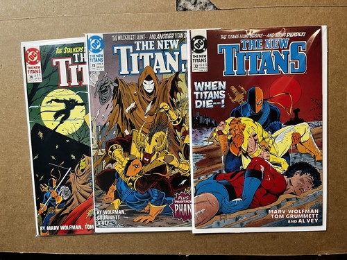 NEW TEEN TITANS, 1 22 32-34 56 60-100 ANNUAL #7 10 DC, 1984, NM Avg 49 Books - Picture 8 of 18