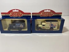 Pepsi Cola Die Cast 1934 Chevy Van 21038 1950 Bedford 59007 Lledo