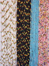 28"-50" Elegant Tie On African Waist Beads Belly Chain Jewelry Waist Controller