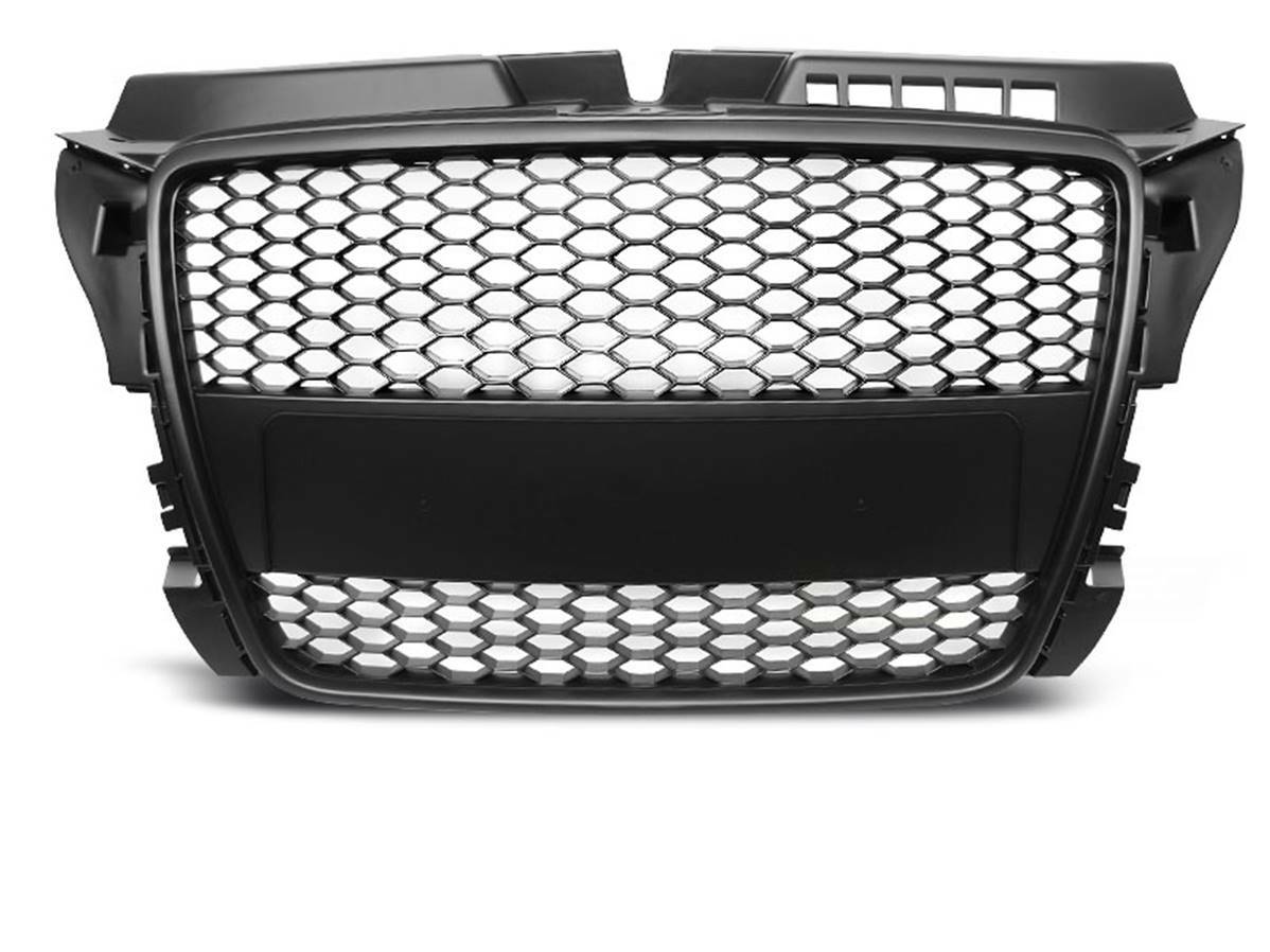 Calandre noir mat pour Audi A3 8P sport 2008-2012 en ABS - 2