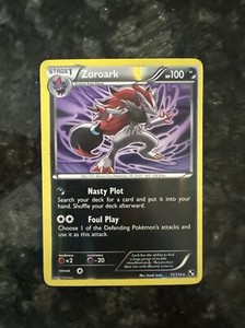 Zoroark  71/114  Black & White Blister Exclusives Cracked Ice Holo Rare NM