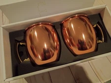 VonShef Moscow Mule Mug Set Moscow Mule Mugs Cups Barware