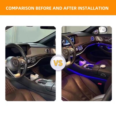 For 2018-2021 Mercedes-Benz S-Class W222 64 Colors LED Ambience