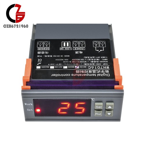 7016A/7016K/WH7016C DC/AC LCD Digital Temperature Controller Thermostat NEW - Picture 53 of 68