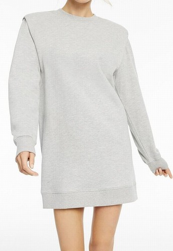 INC Womens Sweater Dress Light Gray 