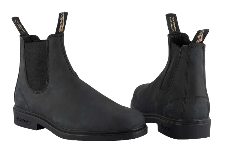Blundstone 1308 Boot, size 12 AU (13 US Mens), color black. Blundstone 1308 Chisel Toe Rustic Black – Australian Boot  main image 4