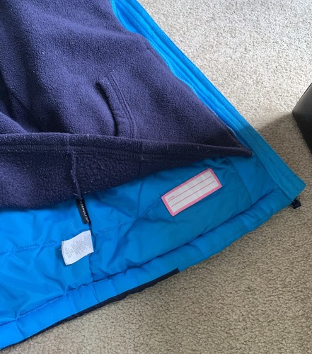 TCP Children's Place 3-in-1 jacket snow coat, Teal Blue, Size L 10/12 - Picture 5 of 5