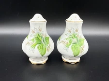 Royal Albert Trillium Salt Pepper Shakers Set Bone China England
