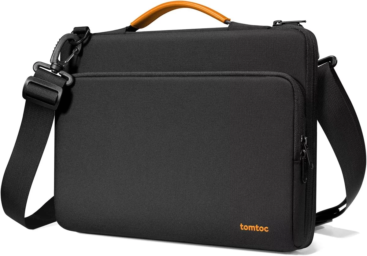 Slim laptop shop shoulder bag