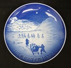 BING & GRONDAHL B&G 1972 Annual Christmas Plate 7.25" Christmas In Greenland — photo 1