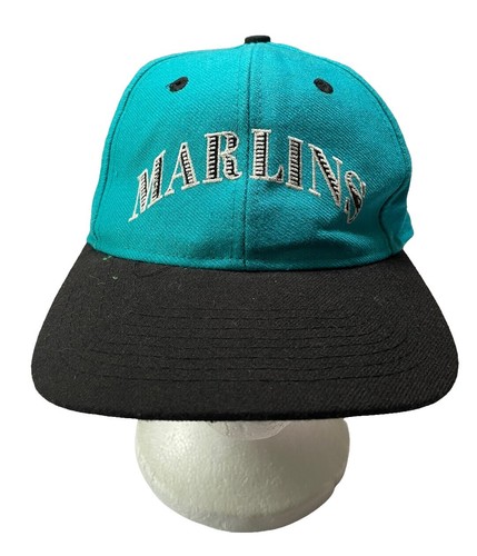 Vintage 90s Florida Marlins MLB Jeff Hamilton JH Designs Strapback