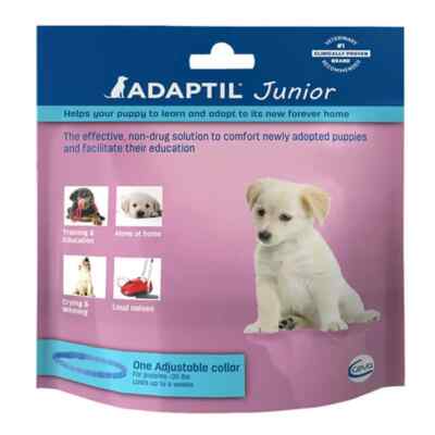 Ceva ADAPTIL Junior Pheromone Dog Collar for PUPPIES under 35 LBS Storm Anxiety