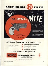 1957 PAPER AD 4 PG Nichols Ind Toy Guns Pistol Stallion 22 45 Mark II Colt Pony