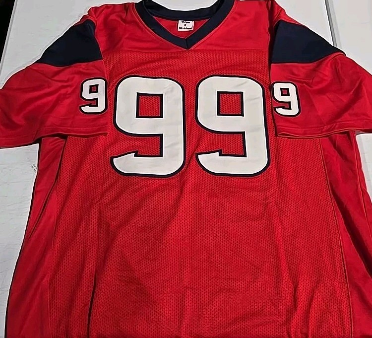 JJ Watt NFL Throwback Jersey Size 2XL Houston Texans HOF eBay