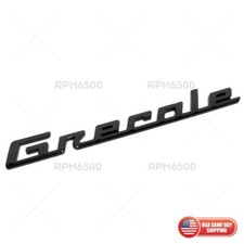 For Maserati Grecale Rear Liftgate Nameplate Logo Emblem Badge Sport Gloss Black For Maserati Grecale Rear Liftgate Nameplate Logo Emblem Badge Sport Gloss Black