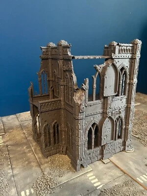 Gothic Domina Ferra-Wing Ruined Building Terrain-Compatible with Warhammer40K
