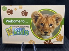 POSTCARD:  National Geographic Little Kids Lion Cub F7 ￼