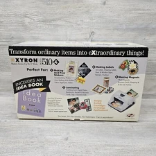 Xyron Model 510 Creative Sticker Tool Multi-Use Laminating Machine 1 New Refill