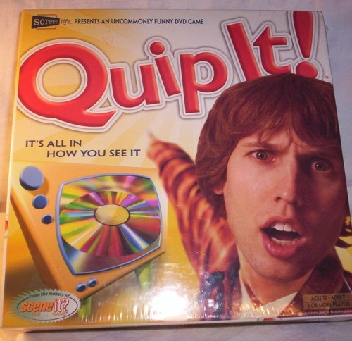 Quip It DVD Game 2008 Construct Create Captions Headliners Ages 13 Up Boys Girls