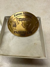 Kansas Wildlife Parks Hunting Belt Buckle 2000 381 of 1000