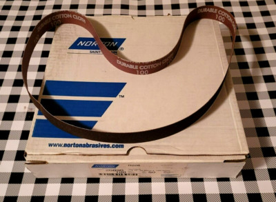 Norton 20890 1''x42'' 100 Grit Plyweld Benchstand Belt (Box of 50)