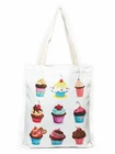 Tote bag shopper cupcake pattern fabric bag shopping bag tote women