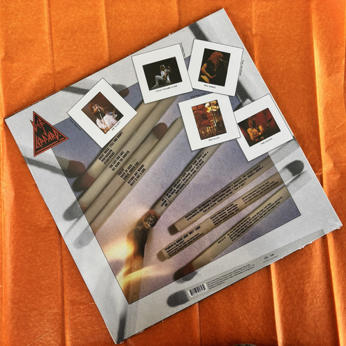 DEF LEPPARD 2024 Pyromania 40th Anniversary ORANGE & YELLOW COLORED Vinyl LP NEW - Picture 5 of 5