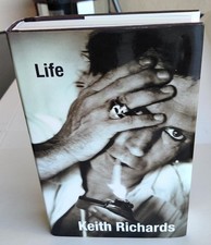 1st Edition Hardcover Book Life Keith Richards Digitally Signed, NMint!!!