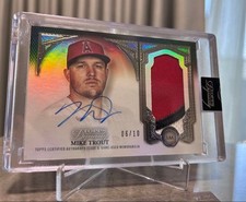 2023 Topps Dynasty Mike Trout Relic Card /10 Angels Limited Patch #DAP-MT5