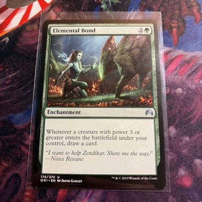 * * 1x Elemental Bond x1 * * Origins MTG NM Near Mint magic the gathering