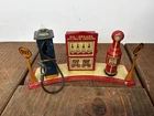 1930’s MARX Lithographed Gas Station Island
