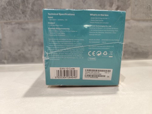 Neu TP-Link HS100 Sprachgesteuerter Fernzugriff WLAN Smart Plug Kasa Alexa - Bild 5 von 6