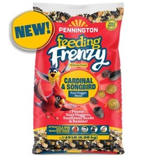 Pennington Feeding Frenzy Cardinal and Songbird, Wild Bird Food Blend, 15 lb.