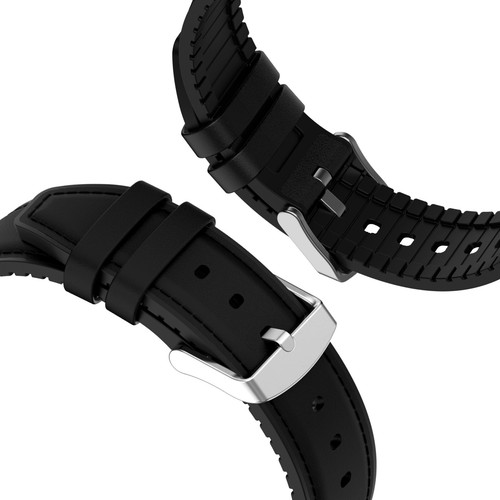 20 MM & 22 MM Replacement Faux Leather + Silicone lining Smart Watch Strap Band - Picture 8 of 52