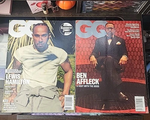 GQ + Wired British Ben Affleck Fashion Modelling Special May 25 & Lewis Hamilton