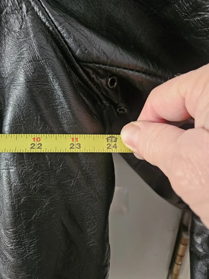 Harley-Davidson 1970s Vintage AMF Cycle Champ Black Leather Jacket - Image 4 of 4