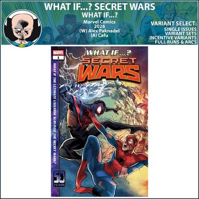 What If...? Secret Wars (2026) #1 Marvel Comics COVER SELECT