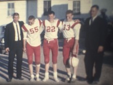 Football Game Cheerleaders Team Photo Classic Americana 8mm Film Reel Home Movie