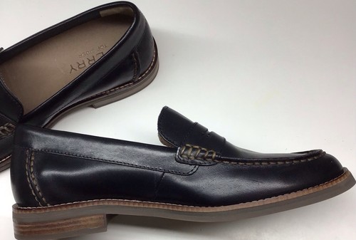 SPERRY TOP SIDER LOAFERS MEN DARK BROWN LEATHER SLIP ON DRESS SZ 9 -NWO BOX - Foto 4 di 10